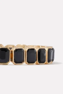 Jewelry<EVEREVE Cole Emerald Cut Bracelet Gold/Black