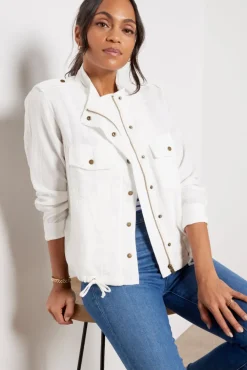 Blazers & Jackets<RAILS Collins Double Gauze Jacket White
