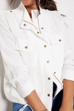 Blazers & Jackets<RAILS Collins Double Gauze Jacket White