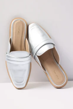 Shoes<KAANAS Congol Mule Silver
