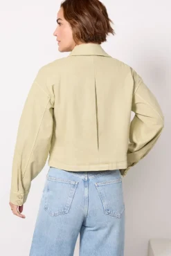 Blazers & Jackets<PAIGE Connor Shacket Paleolive