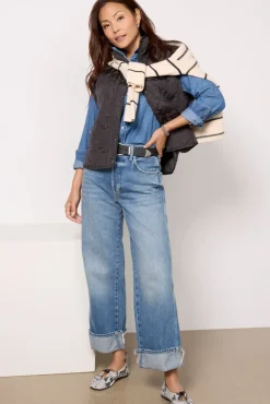 Blazers & Jackets<EVEREVE Cooper Quilted Vest Washedblack