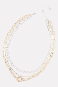 Jewelry<EVEREVE Corinne Layered Necklace Gold/Silver
