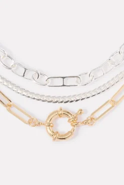 Jewelry<EVEREVE Corinne Layered Necklace Gold/Silver