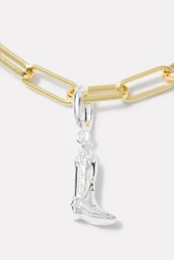 Jewelry<GORJANA Cowboy Boot Charm Silver