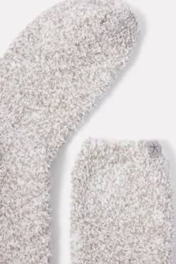 Socks<BAREFOOT DREAMS CozyChic Heathered Socks Pewtermulti