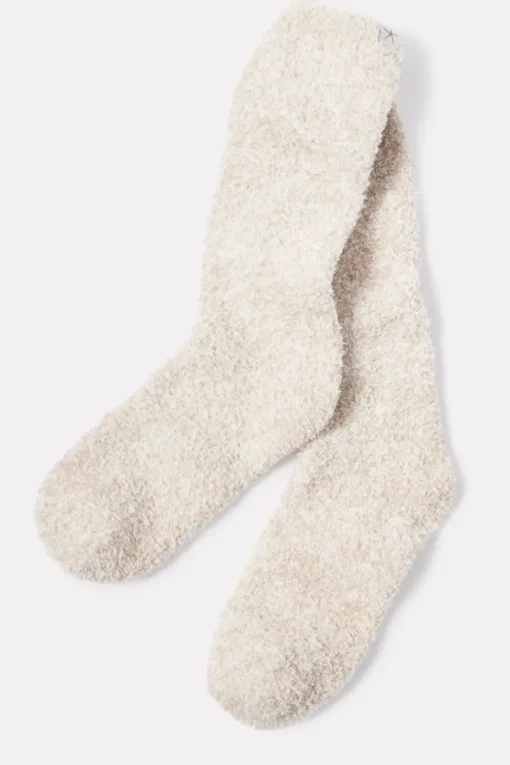 Socks<BAREFOOT DREAMS CozyChic Heathered Socks Stonemulti