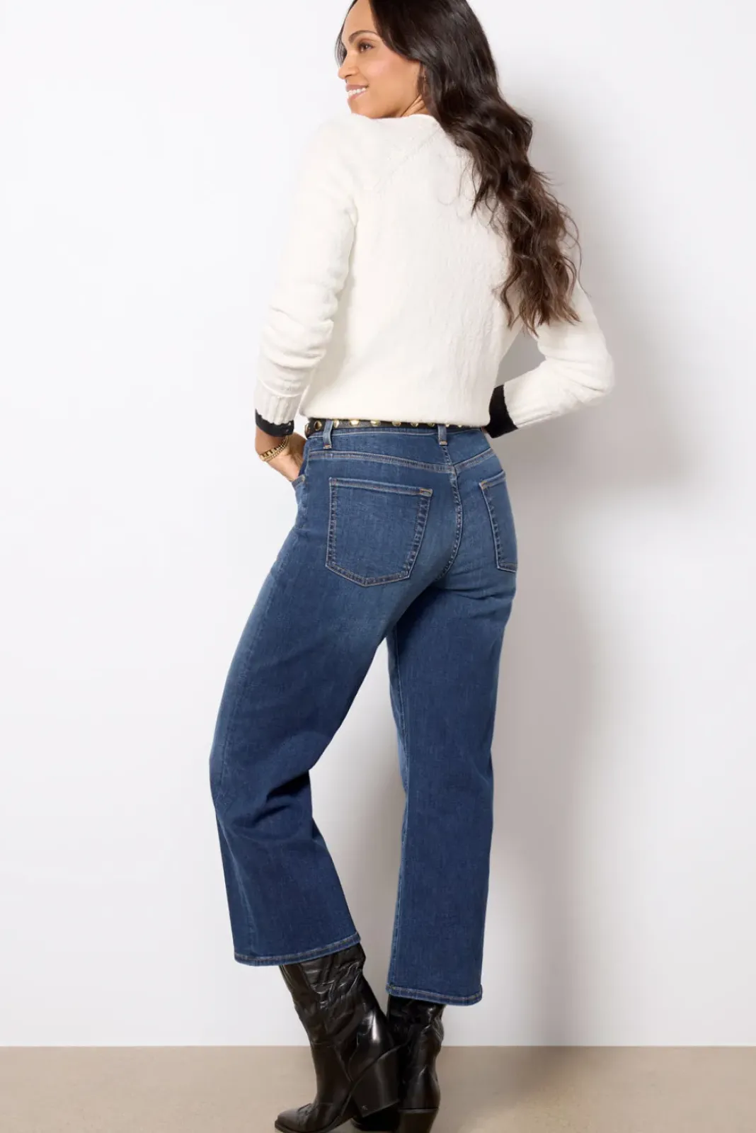 Jeans<7 FOR ALL MANKIND Cropped Alexa Highwaves