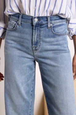 Jeans<7 FOR ALL MANKIND Cropped Alexa w Raw Hem Heidi