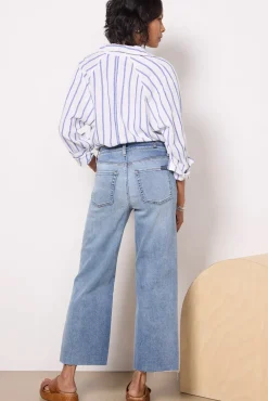 Jeans<7 FOR ALL MANKIND Cropped Alexa w Raw Hem Heidi