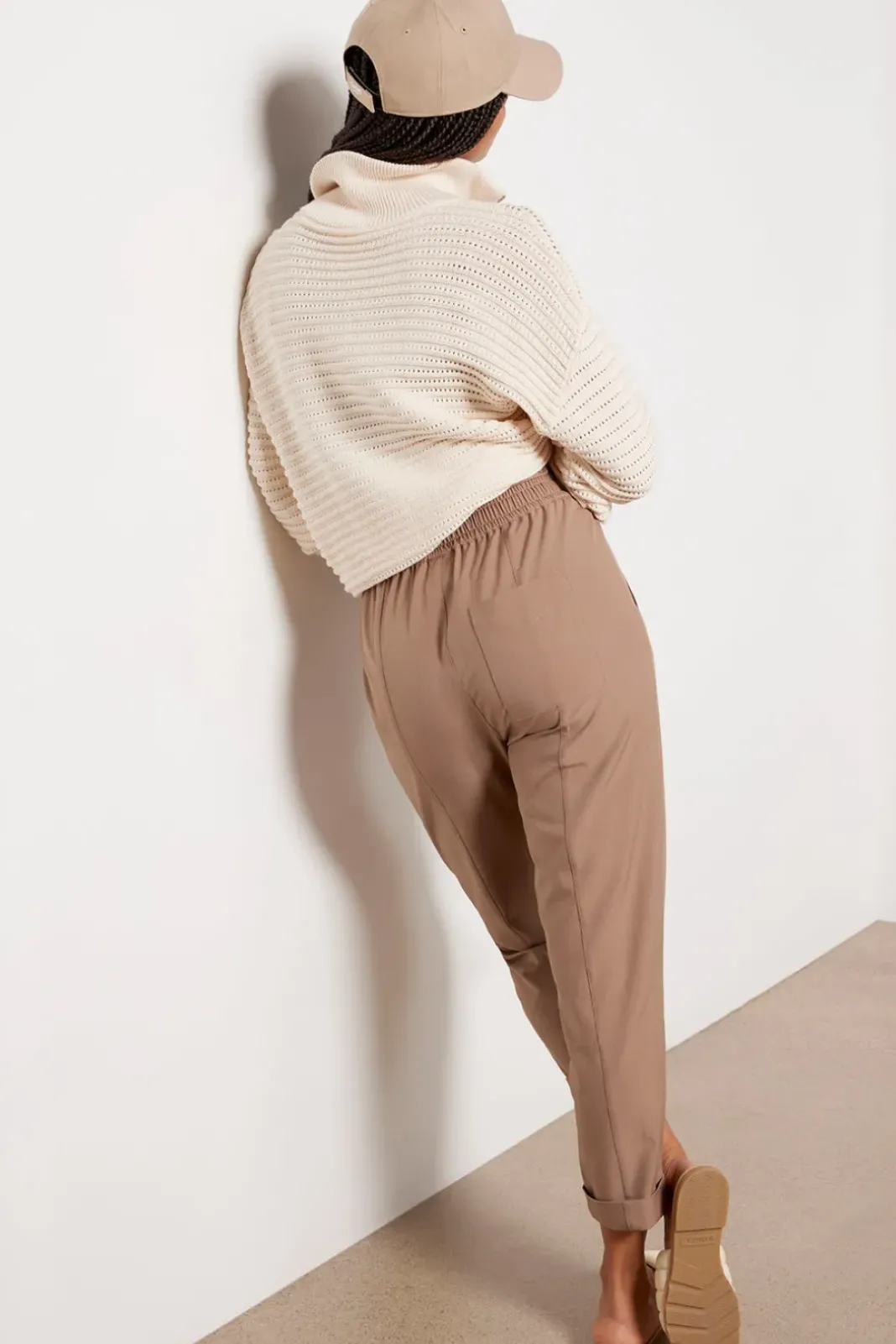 Pants & Leggings<VARLEY Cypress Turnup Taper Pant Taupestone