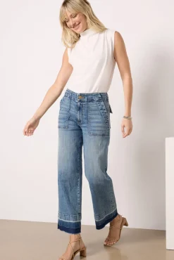 Tops & Tees<EVEREVE Dakota Cowl Neck Tank Offwhite