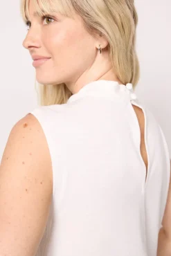 Tops & Tees<EVEREVE Dakota Cowl Neck Tank Offwhite
