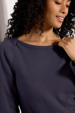 Sweatshirts<NATION LTD Darlene Envelope Neck Sweatshirt Graphite