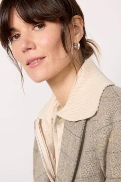 Blazers & Jackets<EVEREVE Dawson Plaid Blazer Winterwhite