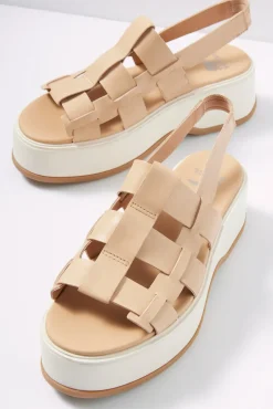 Shoes<SOREL Dayspring Slingback Sandal Honeybeige