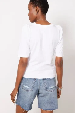 Tops & Tees<NATION LTD Deana Envelope T Shirt White