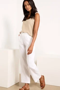 Pants & Leggings<LNA Declan Linen Pant White