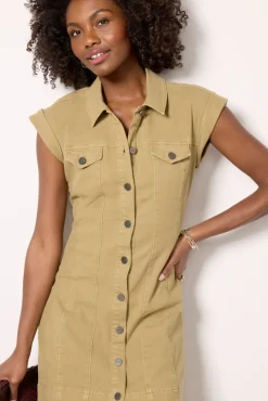Dresses<PAIGE Dekalb Dress Vintagedustyfern
