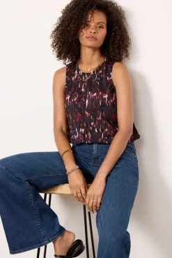 Tops & Tees<EVEREVE Delaney Shell Tank Floral