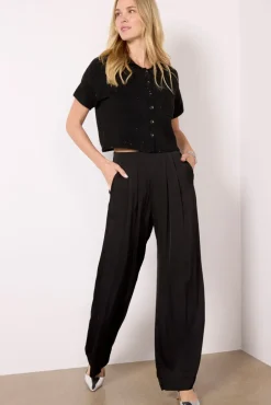 Sweaters<LNA Delfina Sparkle Sweater Black