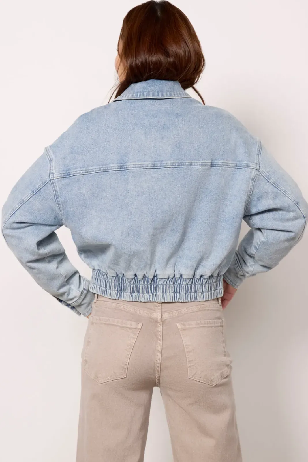 Blazers & Jackets<AVEC LES FILLES Denim Bomber Jacket Tortugawash