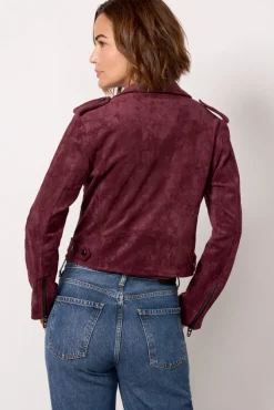 Blazers & Jackets<BLANKNYC Dessert Wine Moto Burgundy