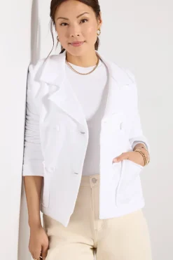 Blazers & Jackets<SPLENDID Diana French Terry Blazer White