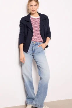 Blazers & Jackets<SPLENDID Diana French Terry Blazer Navy