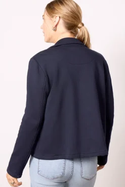 Blazers & Jackets<SPLENDID Diana French Terry Blazer Navy