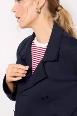 Blazers & Jackets<SPLENDID Diana French Terry Blazer Navy