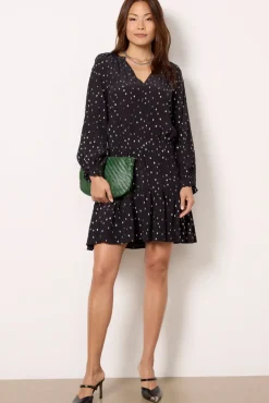 Dresses<VELVET Dina Dress Black/Silver