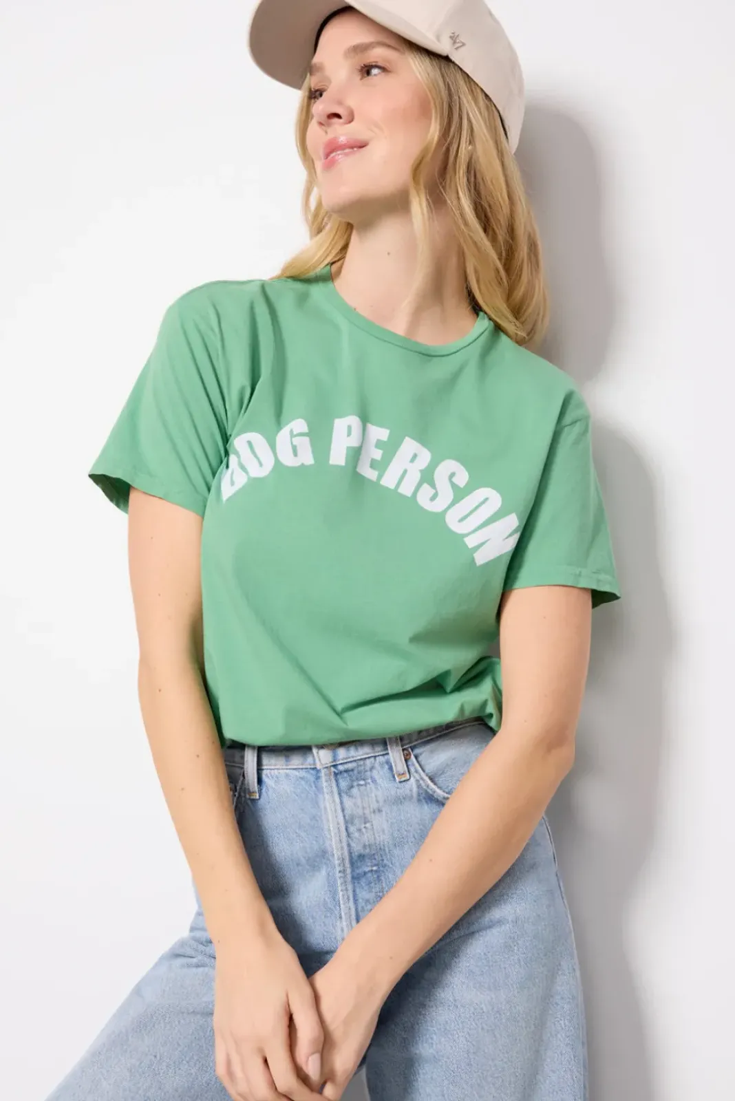 Tops & Tees<RETRO BRAND BLACK LABEL Dog Person Tee Vintagespring