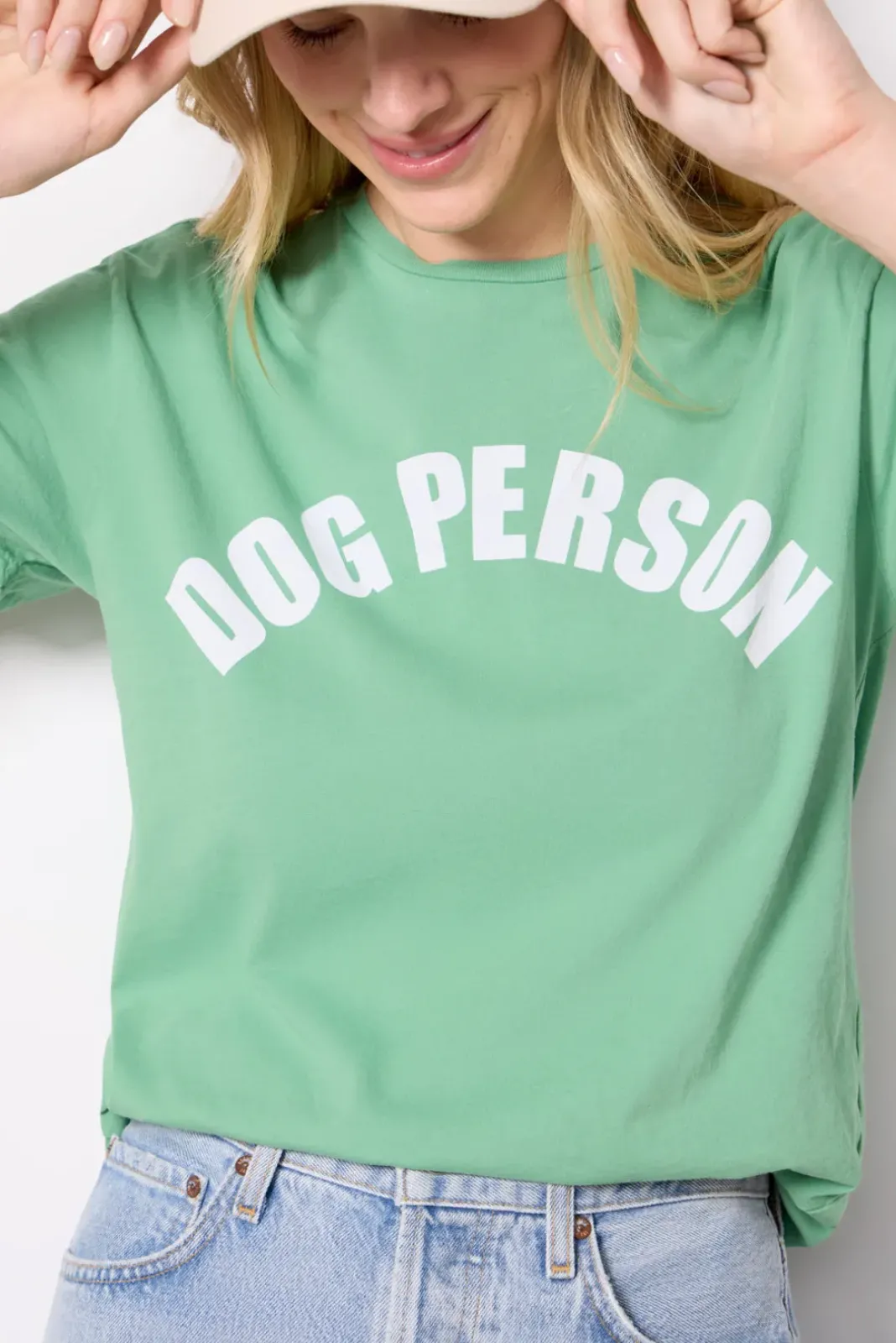 Tops & Tees<RETRO BRAND BLACK LABEL Dog Person Tee Vintagespring