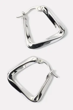 Jewelry<EVEREVE Dottie Square Earrings Silver