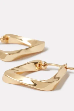 Jewelry<EVEREVE Dottie Square Earrings Gold