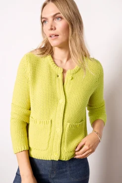Sweaters<SPLENDID DRE CARDIGAN Chartruese