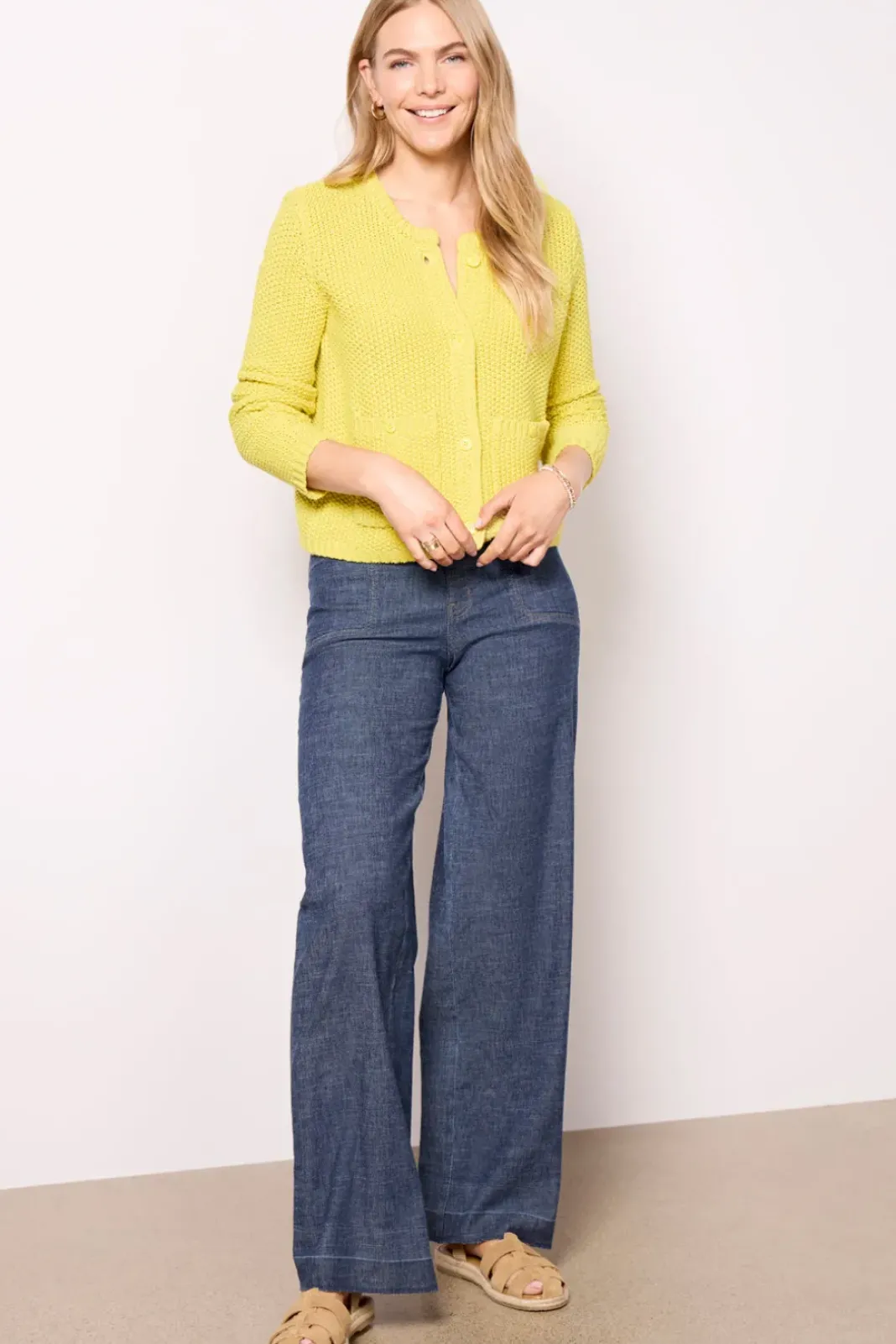 Sweaters<SPLENDID DRE CARDIGAN Chartruese