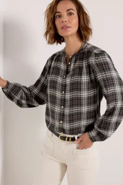 Tops & Tees<FAHERTY Drift Top Timberwoodplaid