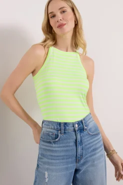 Tops & Tees<LNA Dylan Striped Tank Citrusstripe