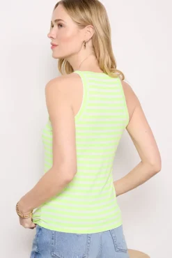 Tops & Tees<LNA Dylan Striped Tank Citrusstripe