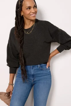 Tops & Tees<EVEREVE Edison Brushed Pullover Darkcharcoal