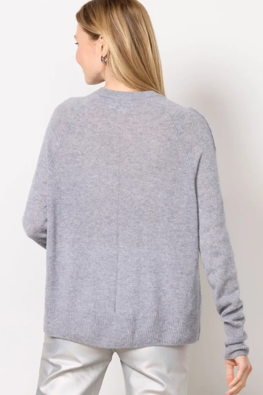 Sweaters<EVEREVE Edith Cashmere Pullover Heathergrey