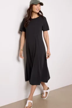 Dresses<NATION LTD Eileen T-Shirt Dress Black