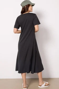 Dresses<NATION LTD Eileen T-Shirt Dress Black