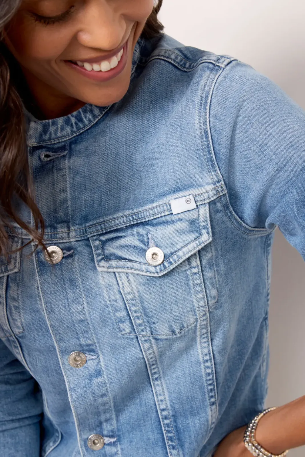 Blazers & Jackets<AG Eleanor Denim Jacket Pictureperfect