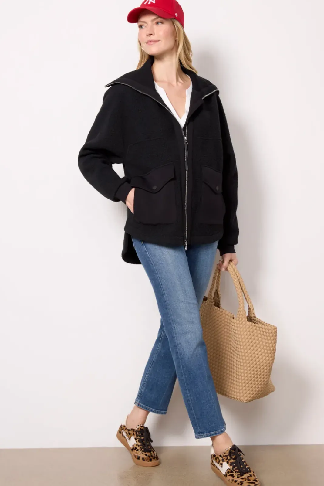 Blazers & Jackets<VARLEY Eleanor Patch Pocket Fleece Black