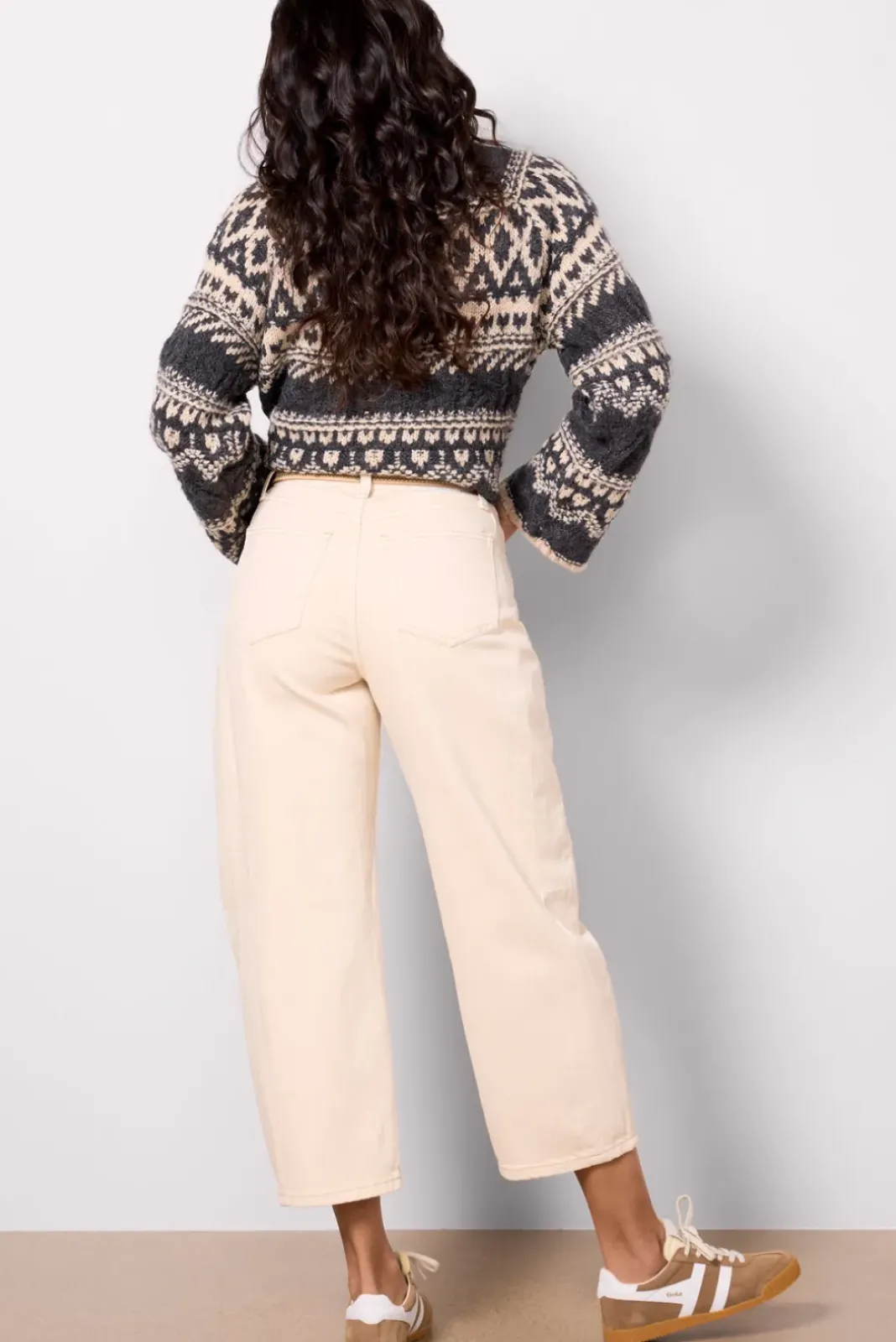 Jeans<PISTOLA Eli Arched Leg Ecru