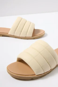 Shoes<SOREL Ella III Slide Honeywhite