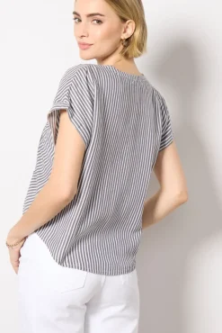 Tops & Tees<SPLENDID Ella Stripe Blouse Navystripe